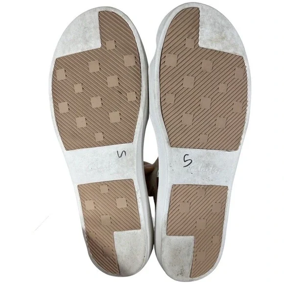 Clarks Seanna Sun Sport Sandal Leather Women's Size 11 EU 42.5 Comfort Slip On - Picture 9 of 11